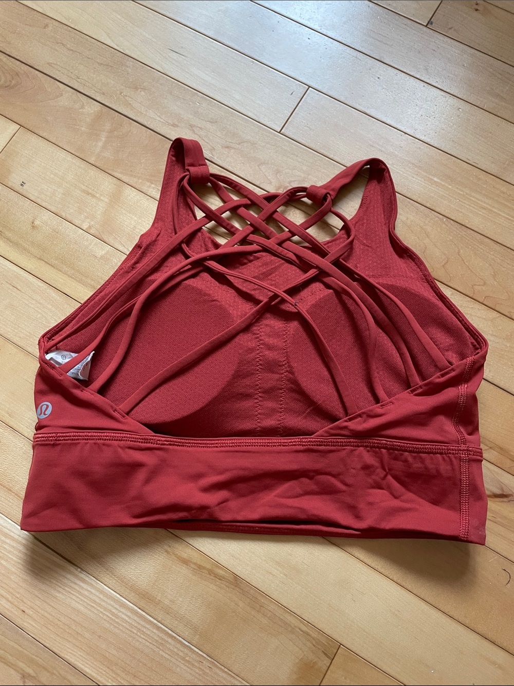Lululemon Free to Be High-Neck Longline Bra Wild A/B Cup – Size 10 - Picture 2 of 3